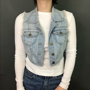 Denim vest
